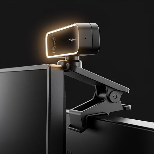 Full HD Webcam mit Ringlicht